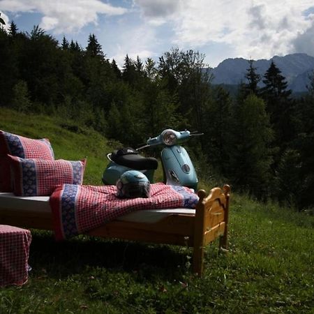 Berghaus Alpenland Apartment Klais Esterno foto
